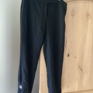White House Black Market taper ankle black pants